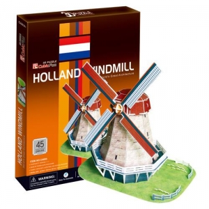[3D 입체퍼즐] 네덜란드 풍차, C089h
